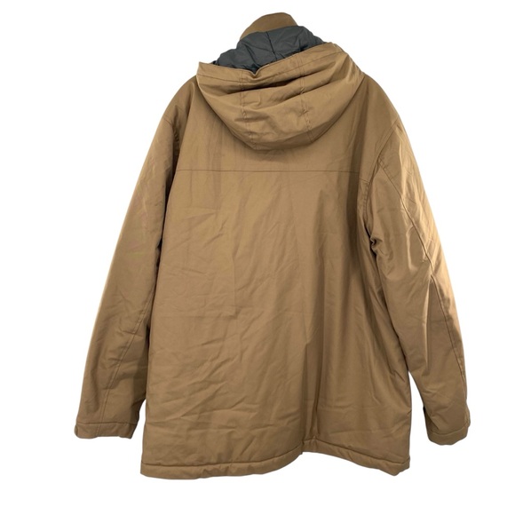 Goodfellow & Co Men’s Tan Parka Water Resistant Coat - Picture 3 of 8
